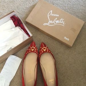 Authentic Christian Louboutin flats